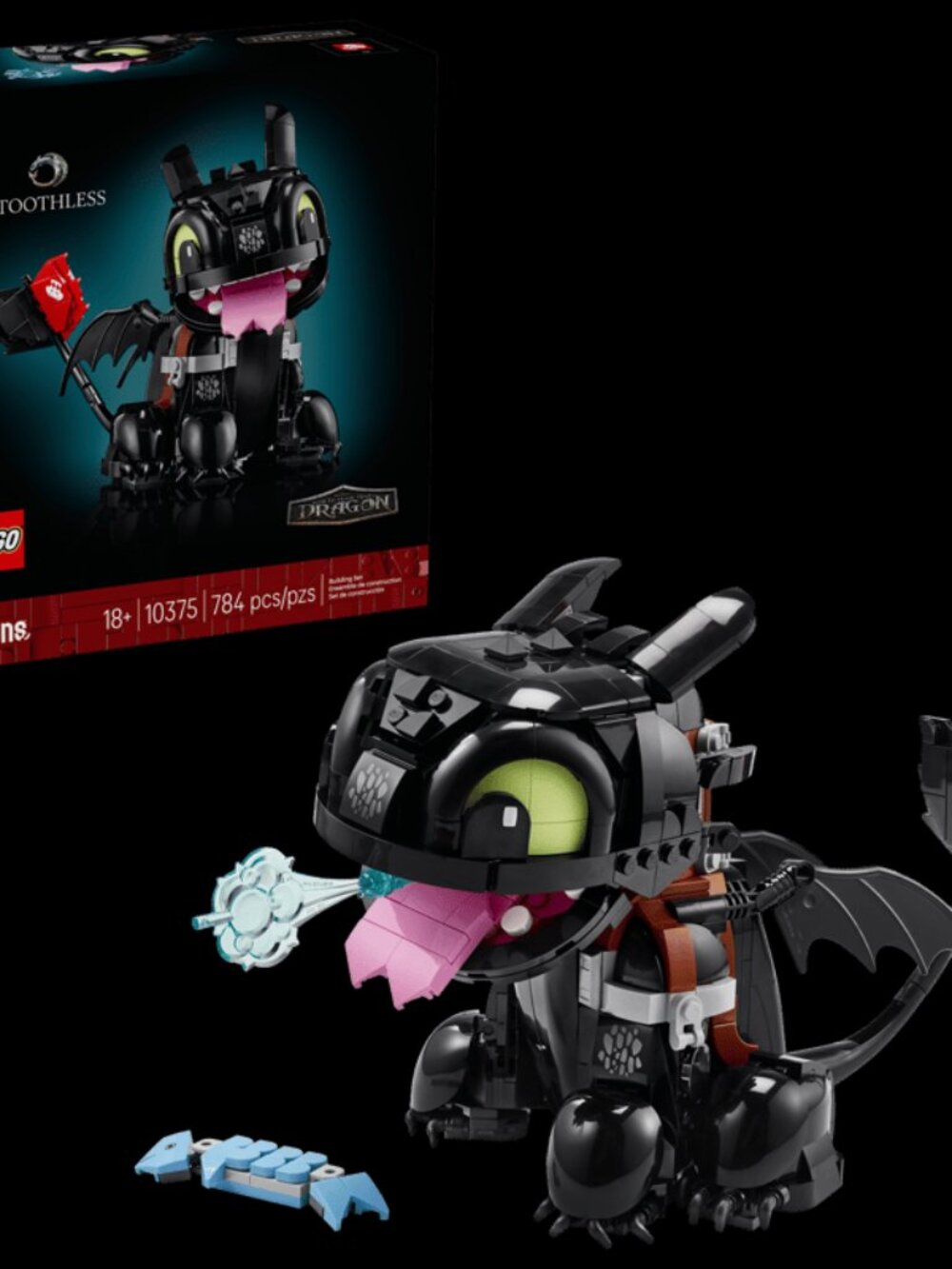 LEGO® Icons #10375 How to Train Your Dragon: Toothless - NIB